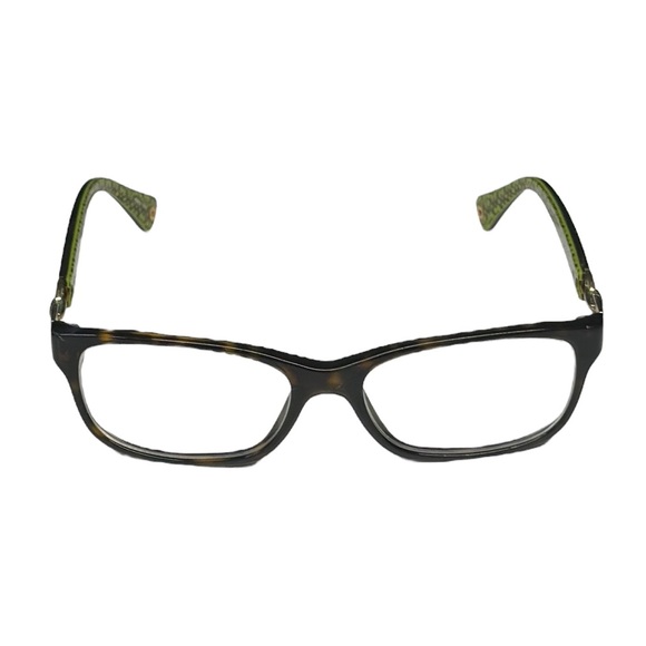 Coach HC5232 Fannie Dark Tortoise/Green Sig C Eyeglass Glasses Frames 52-16 135 - Picture 7 of 15